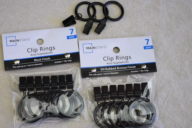 Curtain clip rings