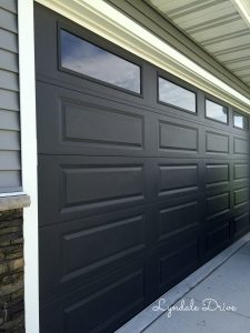 black-paint-garage-door