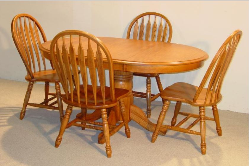 oak-table, diy farmhouse table