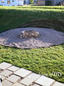 Building our backyard fire pit