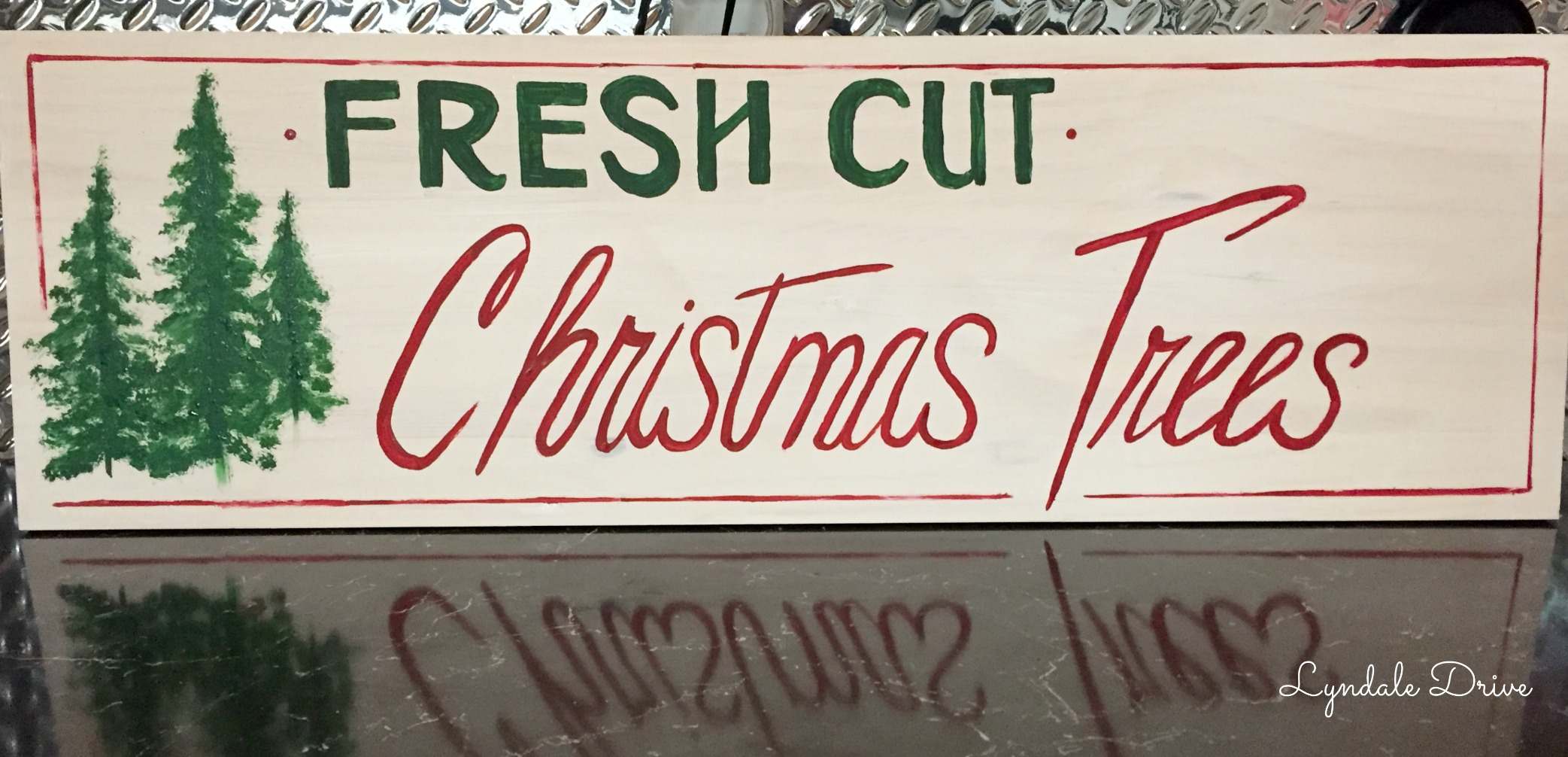 Fresh Cut Tree Sign