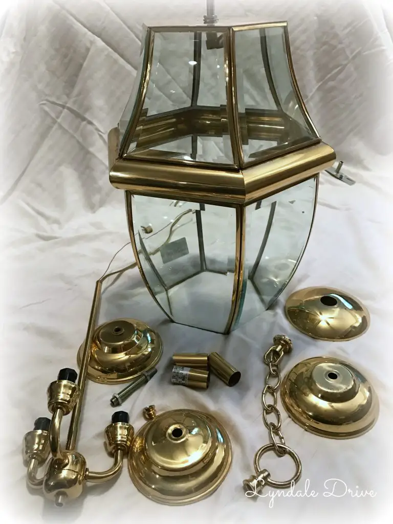 Brass-lamp-in-pieces