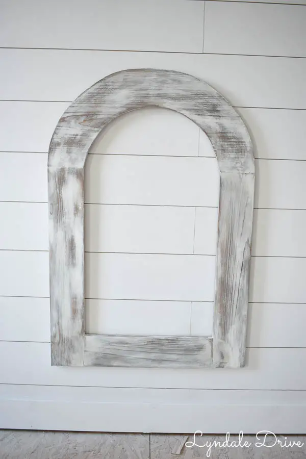 DIY Arch Mirror Frame
