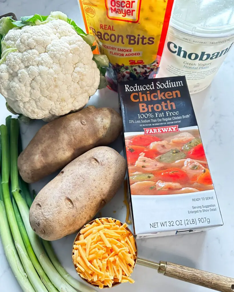Healthy Potato Soup Ingredients